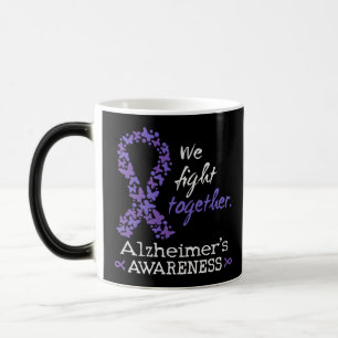Caneca Mágica Lutamos juntos - Consciência do mal de Alzheimer