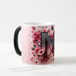 Caneca Mágica M Valentine Alphabet 3D