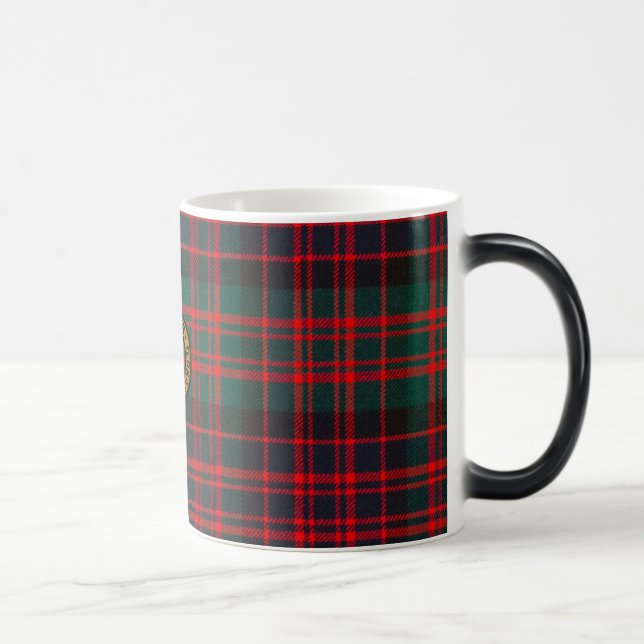Caneca Mágica MacDonald Tartan e Crest Dourado (Direita)