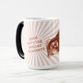 Caneca Mágica Mãe Cluckers do bom dia