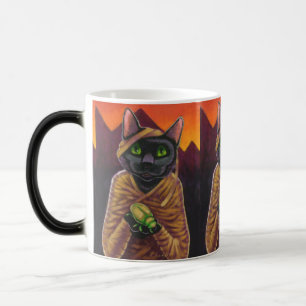 Caneca Mágica Magic Morphing Vampire Cat Mug