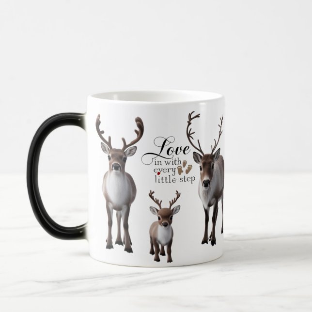 Caneca Mágica Magic Silhouette Reindeer (Esquerda)