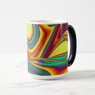 Caneca Mágica Mágica de Flores de Outono de primavera Verão