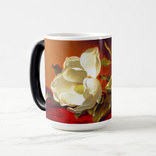 Caneca Mágica Magnolia em Red Velvet Martin Johnson Heade