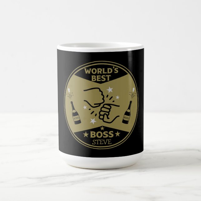 Caneca Mágica Maior Chefe do Mundo (Center)