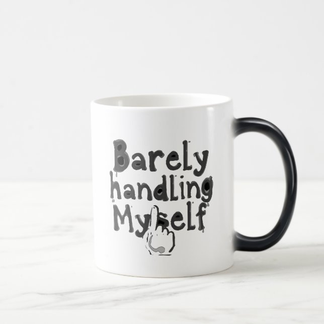 Caneca Mágica "Mal conseguindo me lidar" (Direita)