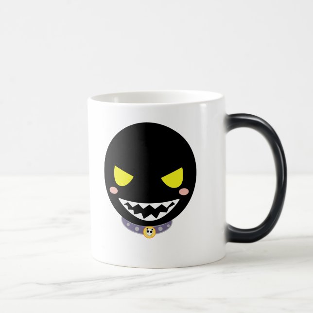 Caneca Mágica Mancha a cabeça preta do fantasma (Direita)