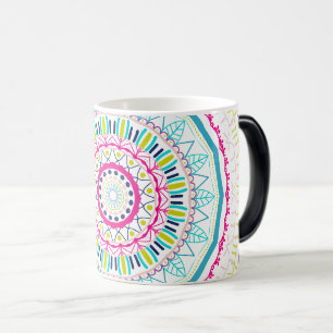 Caneca Mágica mandala colorida
