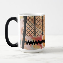 Caneca Mágica Manga morfa com desenho abstrato a revelar