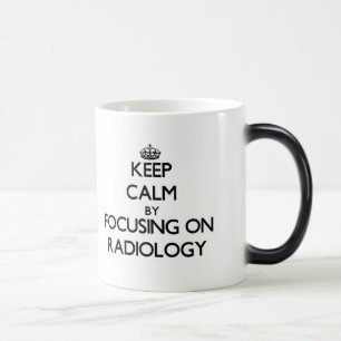 Caneca Mágica Mantenha a calma centrando-se sobre a radiologia