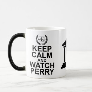 Caneca Mágica Mantenha humor legal calmo e do relógio de Perry