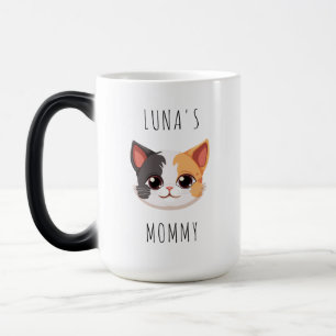 Caneca Mágica Mãozinho Personalizado Presente com Gato do Sobrel