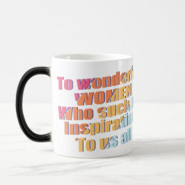 Caneca Mágica maravilhosa inspiração feminina