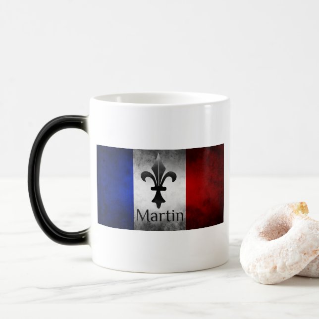 Caneca Mágica Martin French Flag (Com Donut)