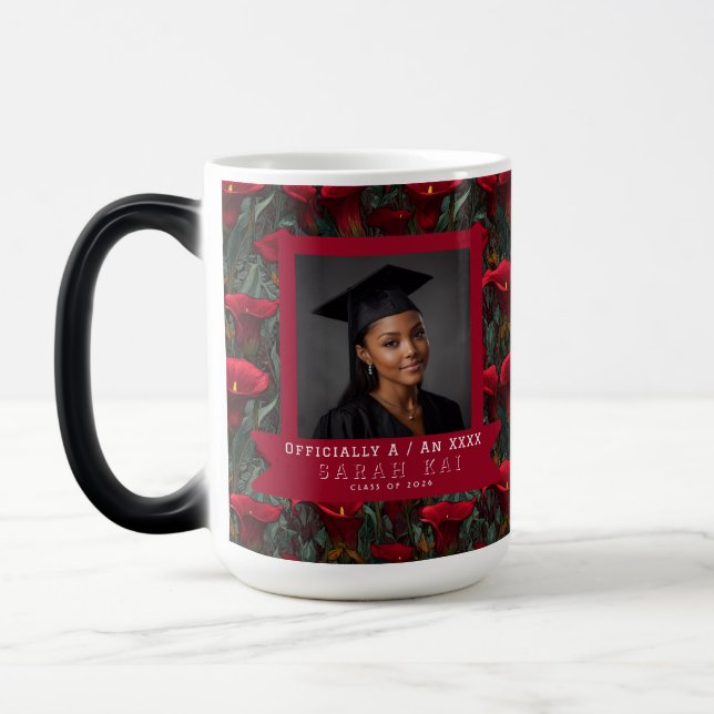 Caneca Mágica Masters de Flores de Copos-de-leite Modernos  (Esquerda)