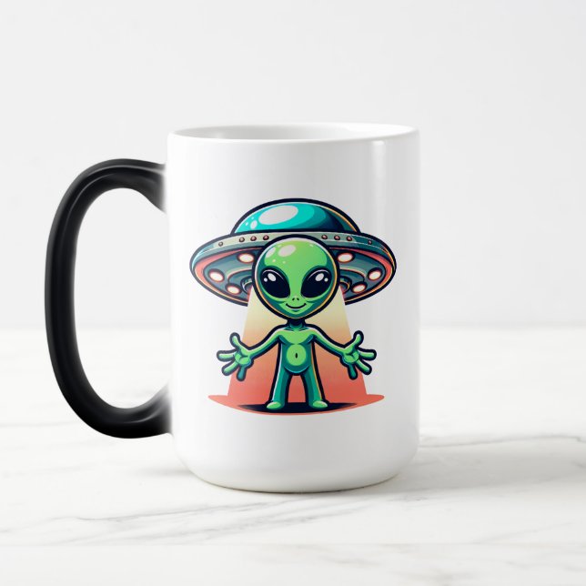 Caneca Mágica Me Leve | Alien e OVNI  (Esquerda)