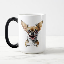 Caneca Mágica Mean Chihuahua | Cães Engraçados