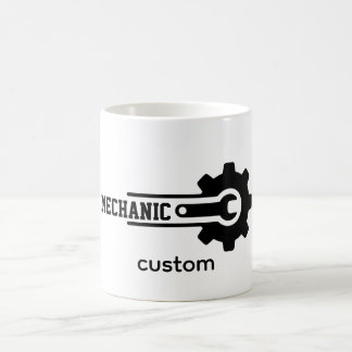 Caneca Mágica Mechanic Gear Logo – Automotive & Workshop Design