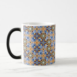 Caneca Mágica  Mediterranean blue &brown Mug