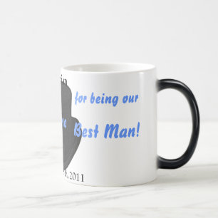 Caneca Mágica Melhor Homem, Obrigado Presente - Modelo Morphing