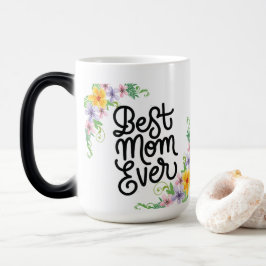 Caneca Mágica Melhor Mãe Sempre Colorida