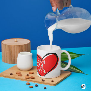Caneca Mágica Melhor Pai do Dia de os pais de Fotografia Moderno