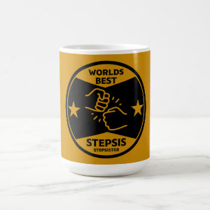 Caneca Mágica Melhor Stepirmã do Mundo