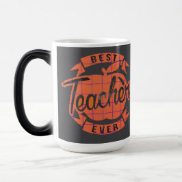 Caneca Mágica Melhores eventos de Professores da Retro Vintage