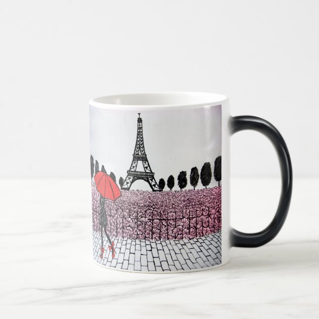Caneca Mágica menina parisiense (Direita)