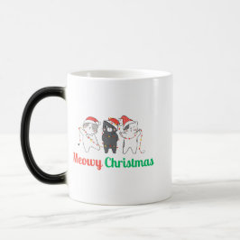 Caneca Mágica Meowy Christmas