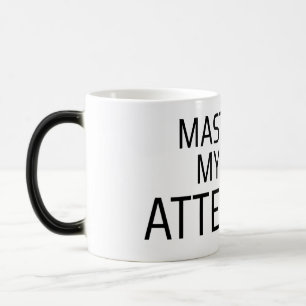 Caneca Mágica Mestre Da Minha Própria Atenção Máquina De Escreve
