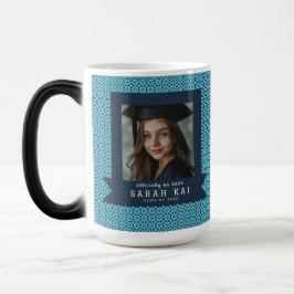 Caneca Mágica Mestres de Impressão Quadrada da Moda Graduado