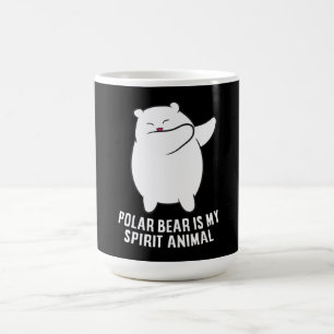 Caneca Mágica Meu Espírito Urso Polar De Urso Polar Bonito Ao L