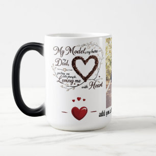 Caneca Mágica Meu Pai, Meu Herói - 15 oz Magic Morphing Mug