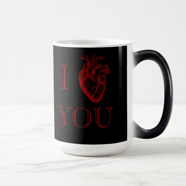 Caneca Mágica Mim coração que você agride (Direita)