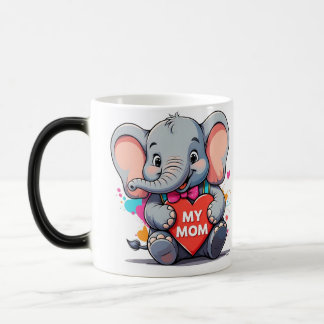 Caneca Mágica minha mãe - arte elefante
