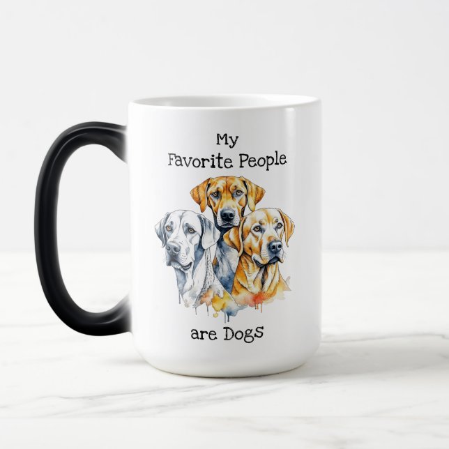 Caneca Mágica Minhas Pessoas favoritas são cães (Esquerda)