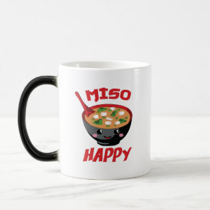Caneca Mágica Miso Happy Funny Comida Kawaii