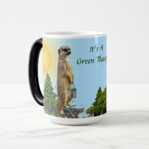 Caneca Mágica Momentos Mágicos 'Coisa Verde' Suricata
