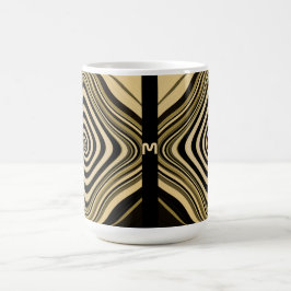 Caneca Mágica Monograma Psicodélico Rodovia Arte Fractal