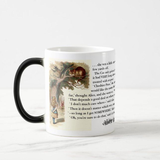 Caneca Mágica MORPHING: Gato de Cheshire (Esquerda)