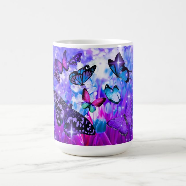 Caneca Mágica Mother's Day Butterflies Coffee Mug (Center)