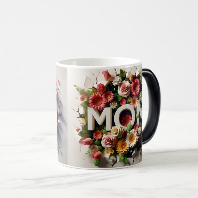 Caneca Mágica Mothers Day LOVE 3D (Frente Esquerda)