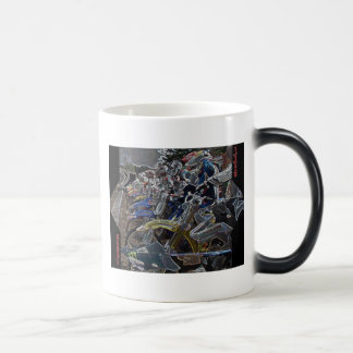 Caneca Mágica motostart, Revin acima