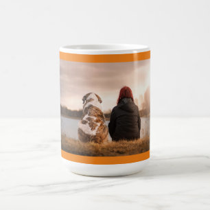 Caneca Mágica Mudança de cor Mug de imagem com 1 Foto/2 Linhas