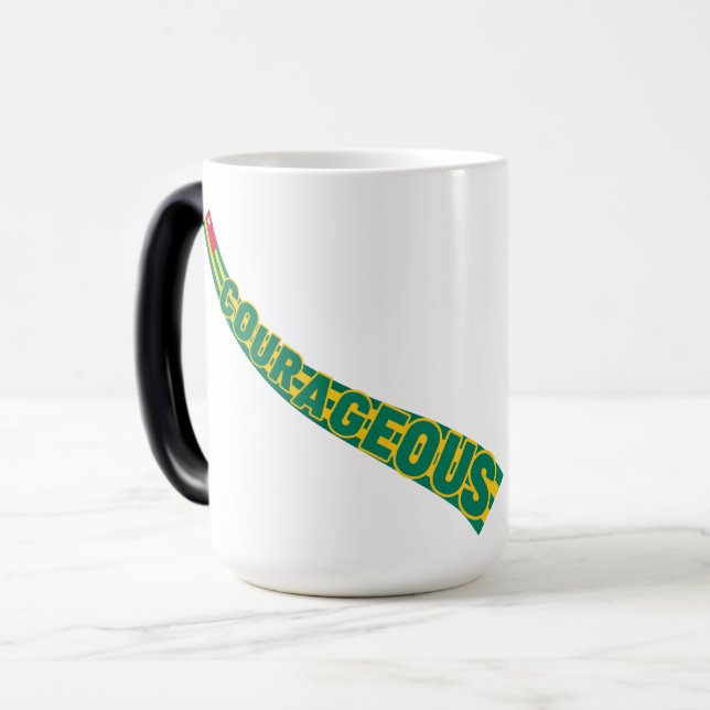 CANECA MÁGICA MUG COURAGEOSO (Frente Esquerda)