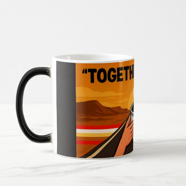 Caneca Mágica Mug de café composto personalizado - 11oz e 15oz (Esquerda)