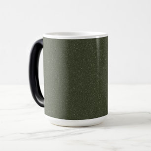 Caneca Mágica Mug de café verde de Moss texturizado - Personaliz
