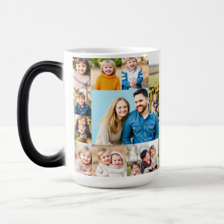 Caneca Mágica Mug de Colagem de Fotos Personalizada