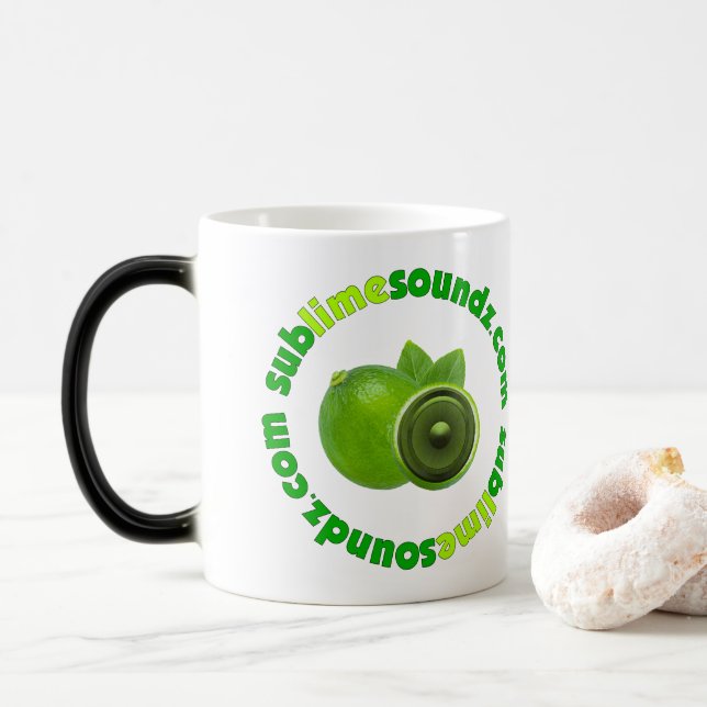 Caneca Mágica Mug de logotipo circular Soundz Sublime (Com Donut)